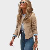 SLAVENKA - CHIC BEIGE KABÁT