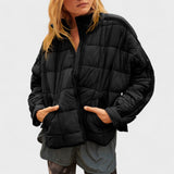 AURORA – LEHKÁ KOMPAKTNÍ ZIPOVÁ PUFFER BUNDA