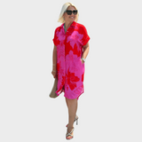 SARA – ŠATY S KVĚTINOVÝM VZOREM