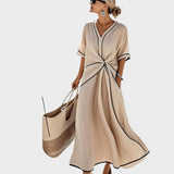 EMA - LETNÍ PRUHOVANÉ ŠATY